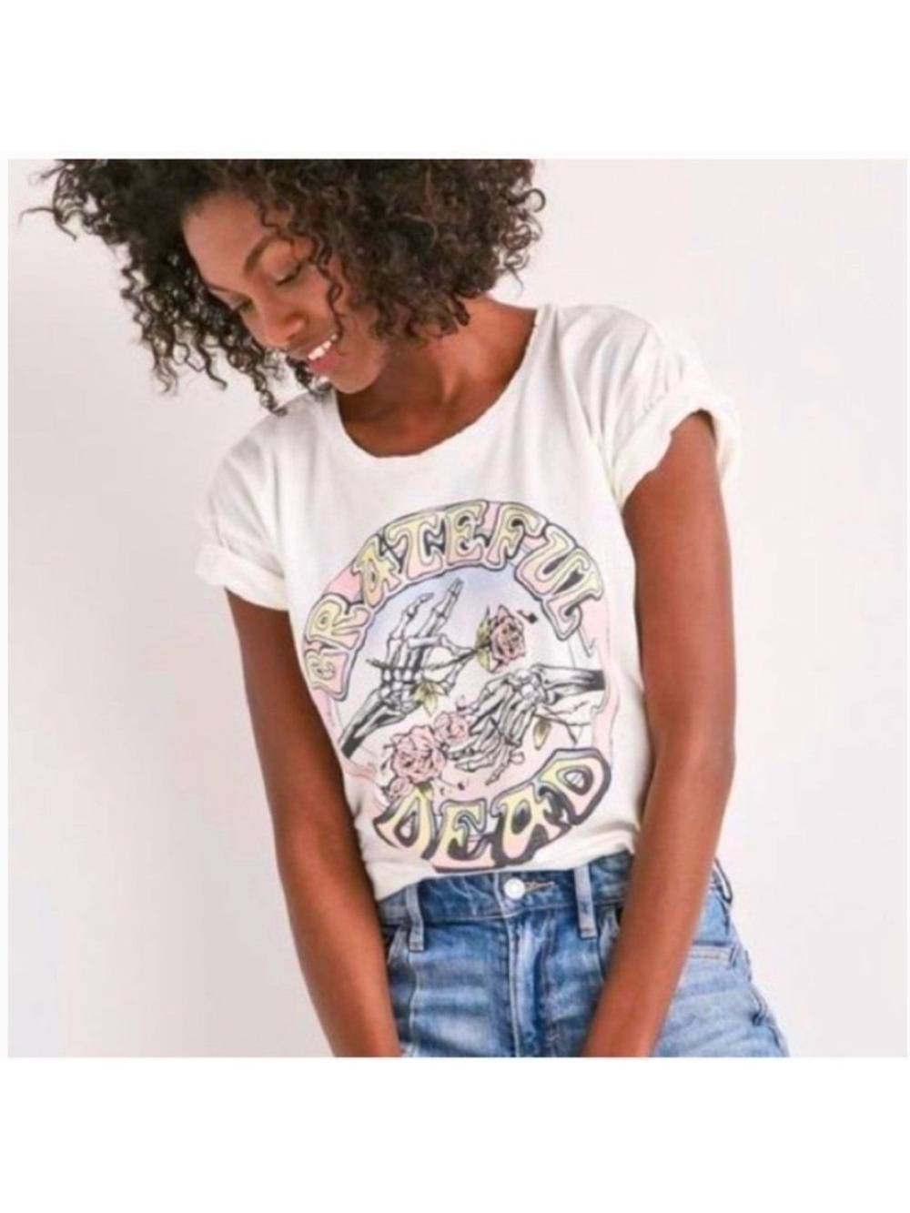Lucky Brand x Junk Food Grateful Dead Graphic Tee - Women's Casual Crewneck XL